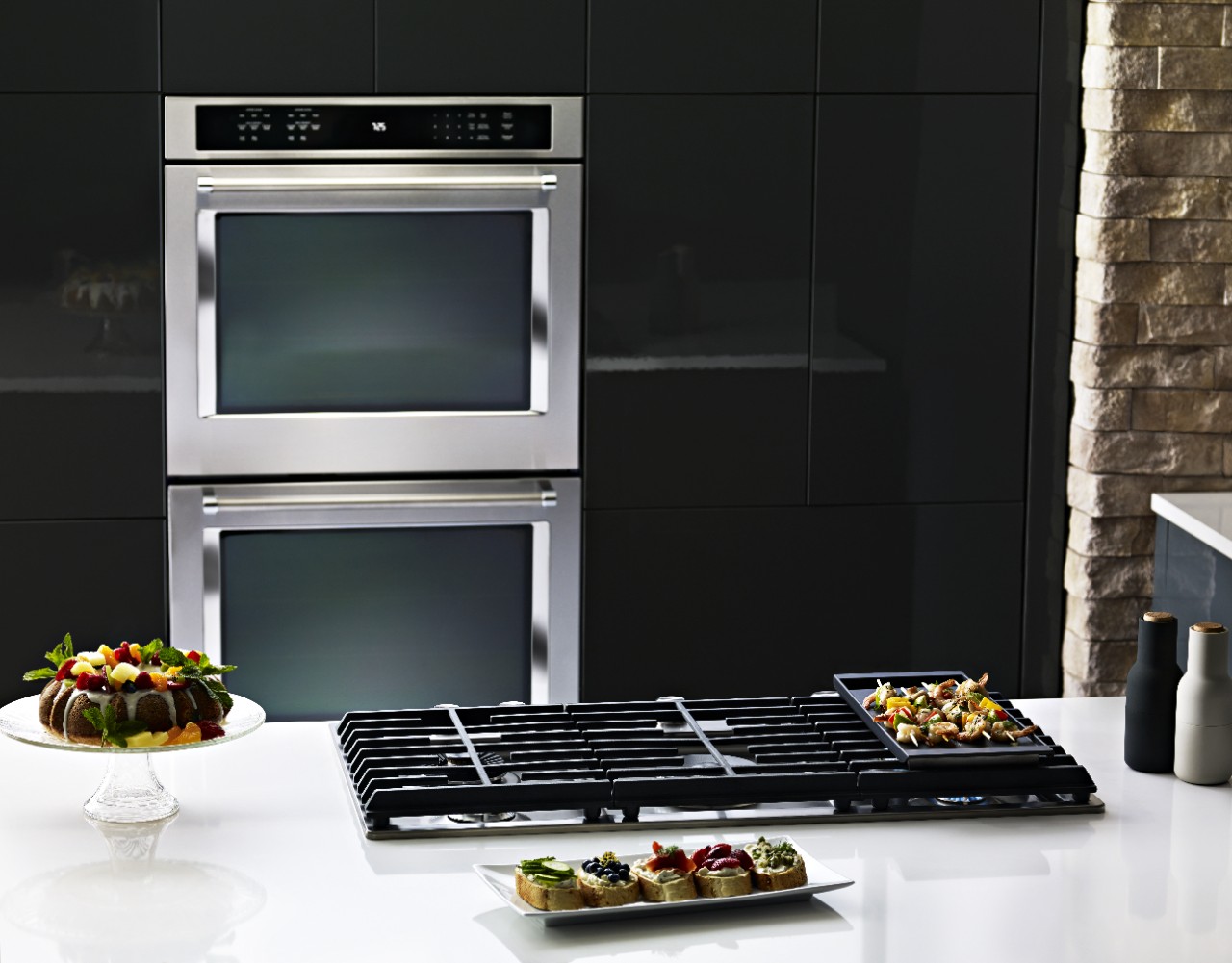 Gas cooktops from KitchenAid